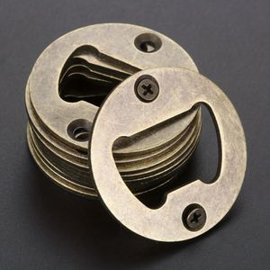 <b>DIY</b> Round Metal Iron Bottle Opener Parts Fittings Inserts <b>Kit</b> with Screws for Bottle Opener - Product Image 4