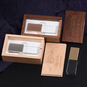 Memoria Stik Usb 2.0 kaca mewah, Stik Usb kristal 16Gb 32Gb 64Gb 128Gb