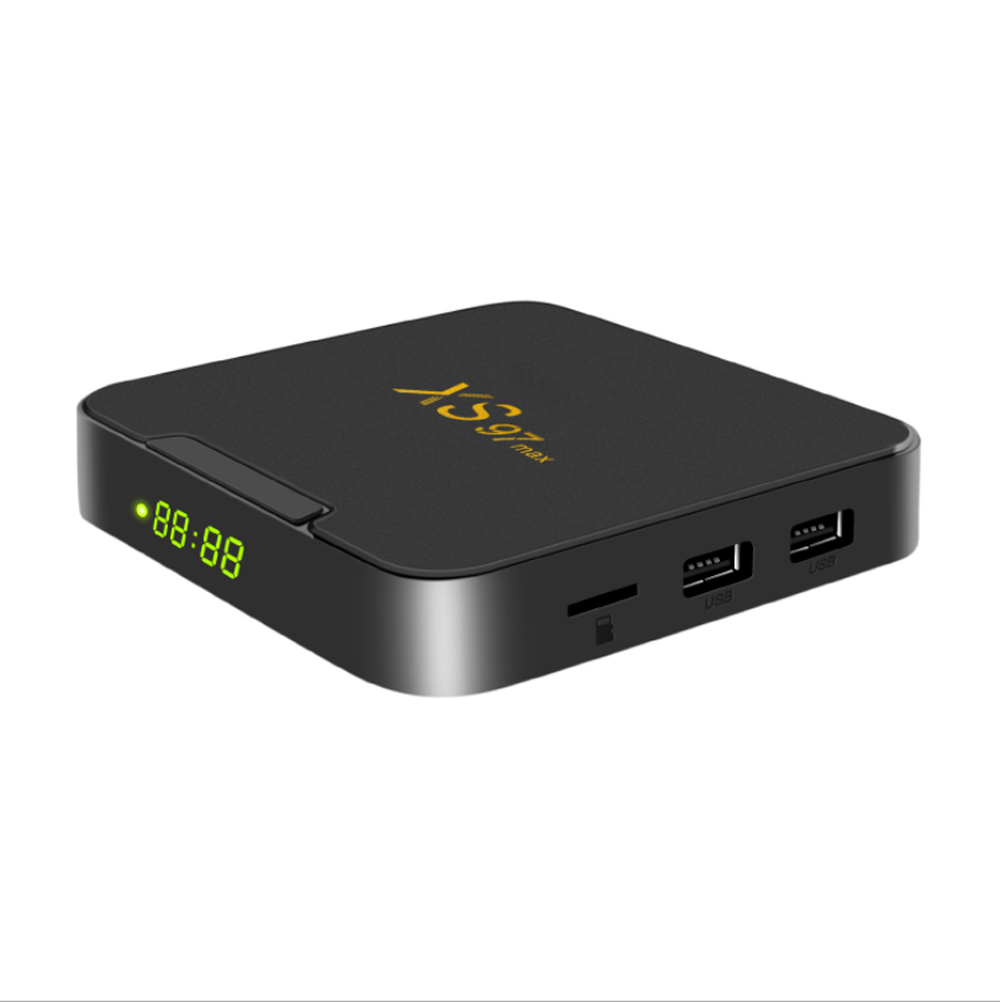 テレビボックス　tvbox XS97 Max TV Box - Quad Core Android 9.1 with Dual Band Wifi