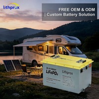 Batterie LiFePO4 à décharge profonde 38,4V 300AH 10KW Grade A pour VR avec BMS intelligent Bluetooth, connecteur Anderson, 6000 cycles, CE RoHS IP67, OEM ODM