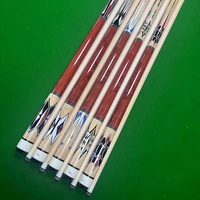 Queue de billard fantaisie pour le commerce transfrontalier, en bois, pour le billard à neuf boules et l'« Black Eight », avec tête large et fût divisé, style chinois, vente en gros