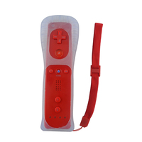 Manette de jeu à distance avec étui en Silicone et dragonne pour wii sans Motion Plus