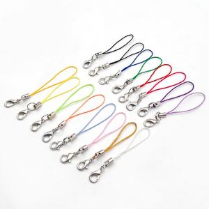 Wholesale Custom Hot Selling Colorful Wear-Resistant Strap Short Rope Lobster Clasp <b>Lanyard</b> Creative <b>Lanyard</b> Keychain - Product Image 1