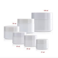 Pot en céramique blanc pur de luxe 30g 50g 100g / Pot cosmétique pour crème, lotion, sérum ou huile de soin