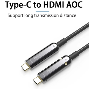 Cable USB C a USB C AOC <span class=keywords><strong>de</strong></span> 30m, Cable Óptico Activo Tipo C para Videoconferencia, para Cámara Logitech Rally, Pizarra Inteligente, <span class=keywords><strong>Sala</strong></span> <span class=keywords><strong>de</strong></span> Reuniones, Perú - Product Image 1