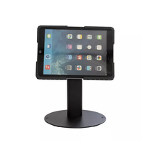 Support de tablette universel réglable en métal Peacemounts UTSD-01E13, rotation à 360 degrés, inclinaison à 180 degrés, VESA 75/100 mm, capacité de 20 lb