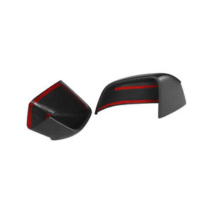 Nuevas Cubiertas de Espejos Retrovisores Laterales de Fibra de Carbono Real para <span class=keywords><strong>Tesla</strong></span> Model Y 2025, Repuesto en Negro Brillante, Accesorios Exteriores - Product Image 3