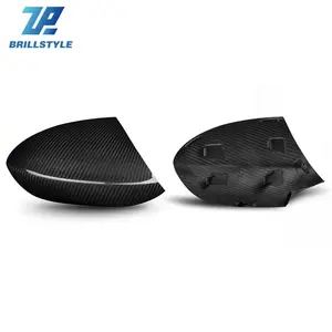 M3 E90 E92 E93 Full Dry Carbon Fiber Rear View Mirror Cover Body Door Side Mirror Cover For BMW 2006-2013