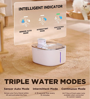 WINNOX Distributeur d'eau automatique intelligent sans fil pour animaux de compagnie en acier inoxydable avec capteur électrique – Gamelle d'eau pour chat en gros