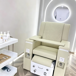 Équipement de salon de manucure haut de gamme, chaises de pédicure électriques inclinables, fauteuil de spa de luxe avec lavabo - Product Image 4