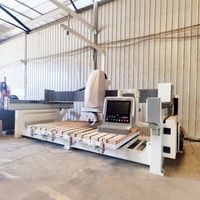 Machine de découpe de dalles de marbre industrielle CNC à cinq axes 5+1 axes, type scie à pont, pour la Turquie