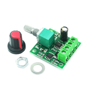 ตัวควบคุมความเร็วมอเตอร์ PWM DC 1.8V-2A พร้อมสวิตช์ปรับความเร็ว 3V 5V 6V 12V โมดูลอิเล็กทรอนิกส์ 1803BK - Product Image 2