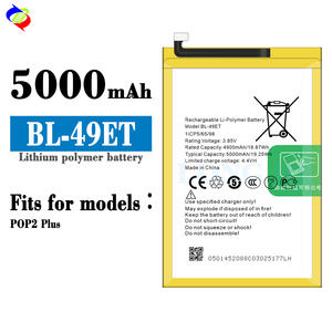Batteria per Telefono Cellulare BL-49ET 5000mAh LB6 Pouvoir 3 Air per Tecno Pouvoir 2 Air LC6 - Product Image 2