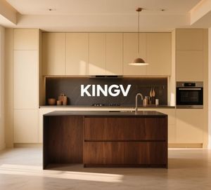 KINGV <span class=keywords><strong>L</strong></span> şeklinde, derin gri mutfak - Product Image 5