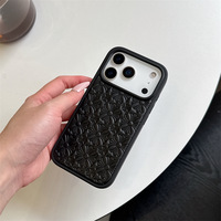Coque de téléphone tendance pour iPhone 17 Air, embossage 3D, marque Apple, compatible iPhone 15 14 Pro Max, coque Malte 3D anti-chute, 16 Plus