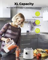JOYami-Mélangeur de fruits intelligent, version européenne, 1000 watts, pleine fonction, nettoyage automatique à froid, 9 vitesses pour la glace pilée et les smoothies