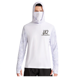 เสื้อฮู้ดดี้ตกปลาแบบยูนิเซ็กซ์ UPF 50 ป้องกันแสงแดด แขนยาว ผ้าโพลีเอสเตอร์ ระบายอากาศได้ดี เหมาะสำหรับกิจกรรมกลางแจ้ง Lexon - Product Image 1