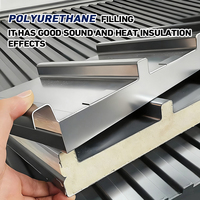 Profils en aluminium enduits de polyuréthane de tuile de toit d'isolation de plat en aluminium de grande double isolation