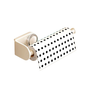 Soporte para toallas de cocina Shu Zheng, montado en la pared, sin perforaciones, para guardar rollos de plástico en el gabinete. - Product Image 5