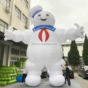 Outdoor Advertising Inflatable Stay Puft Marshmallow Man Cartoon Character