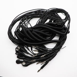Kabel Katapel PU Khusus 4MM Kepala Pisang ke 4.0/3.5 Gesper Wanita Terapi Fisik Hitam Kabel Katapel - Product Image 4