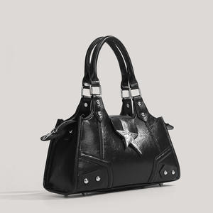Large Capacity PU Leather Women's <b>Tote</b> <b>Bag</b> Stylish Crossbody shoulder <b>bag</b> black Underarm <b>Bag</b> handbags for women ladies <b>bags</b> - Product Image 2