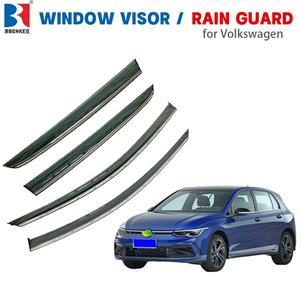 Visera para Ventana de Coche para Volkswagen Golf 7 MK7 2014 - Deflector de Viento, Lluvia y Sol de Primera Calidad Moldeado por Inyección - Product Image 1