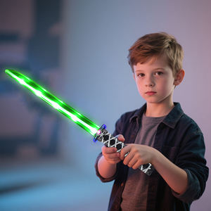 Bestseller Katana Lightsaber Led Cosplay Light-Up Zwaarden Met Muziek Voor Kinderen Gloeiend Samoeraizwaard Voor Feesten - Product Image 6