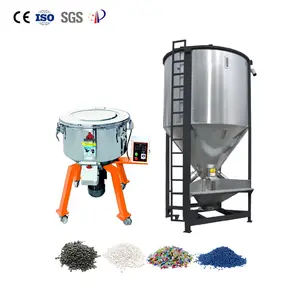 Mixer plastik vertikal Industri 200kg dengan pengeringan untuk industri PLA granulator