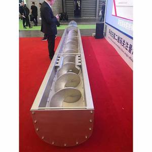 Hoge Kwaliteit Shaftless Horizontale Roestvrijstalen Suikerschroef Transportband Aandrijving, Schroef Transportband - Product Image 3