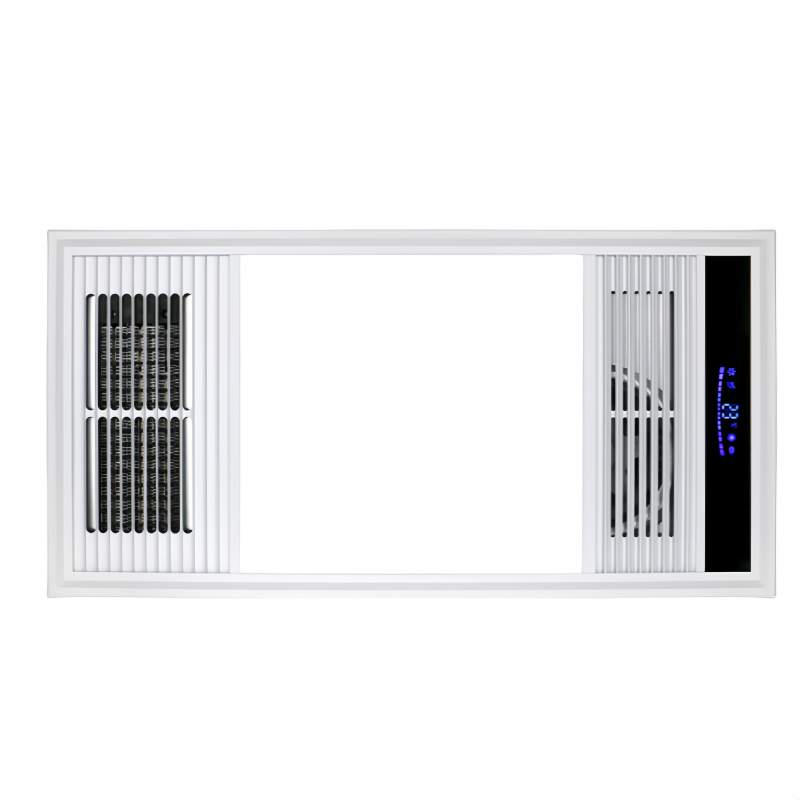 CE FCC certification 230v 2300w bath lamp exhaust fan integrated heating fan lighting embedded integrated ceiling fan
