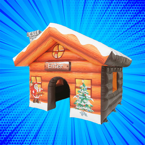 Casa Inflable de Santa Claus, Cabaña Navideña, Carpa para Publicidad, Decoración Inflable de Jardín para Navidad - Product Image 2