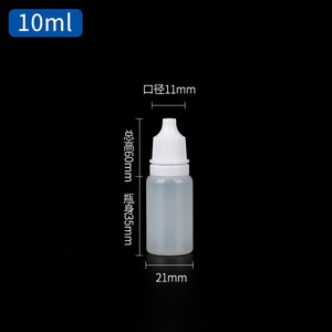 Flacons compte-gouttes jetables en plastique transparent de 2/3/5/10/15/20 ml avec capuchon <span class=keywords><strong>antivol</strong></span> pour médicaments ophtalmiques et contenants de peinture colorée pour les yeux - Product Image 4