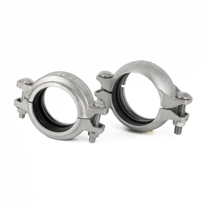 Pinza de ajuste de tubería de acero inoxidable, reparación de manguera eak de hierro fundido, tubería cuadrada rígida de azulejo, accesorios de abrazadera triples - Product Image 5