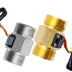 เซ็นเซอร์วัดการไหลของน้ำแบบกังหันทองเหลืองทองแดง DN8-DN50 สำหรับโรงงาน  DC 3-24V 0.3-45 ลิตร/นาที แรงดัน 1.75MPa สำหรับเครื่องกรองน้ำ RO - Product Image 4