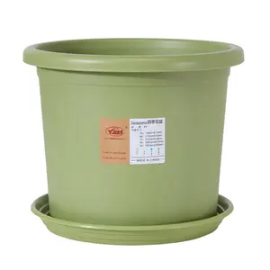 colorful plastic gallon pot big space flowerpot for most plants