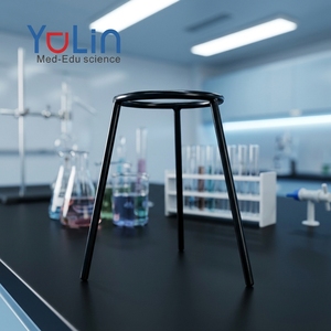 Trépied en fer pour lampe à alcool de laboratoire, matériel consommable pour les expériences de <span class=keywords><strong>physique</strong></span> au collège - Product Image 1