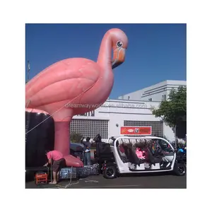 2024 Hete Verkoop Gigantische Roze Opblaasbare Flamingo Voor Reclame
