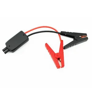 Clips calientes para cable de puente de refuerzo inteligente de emergencia abrazaderas de cocodrilo inteligentes para arrancador de batería de coche de 12V