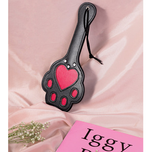 Cat Paw Leather Whip Black Adult Stimulation SM Training <b>Tool</b> BDSM <b>Toy</b> - Product Image 5