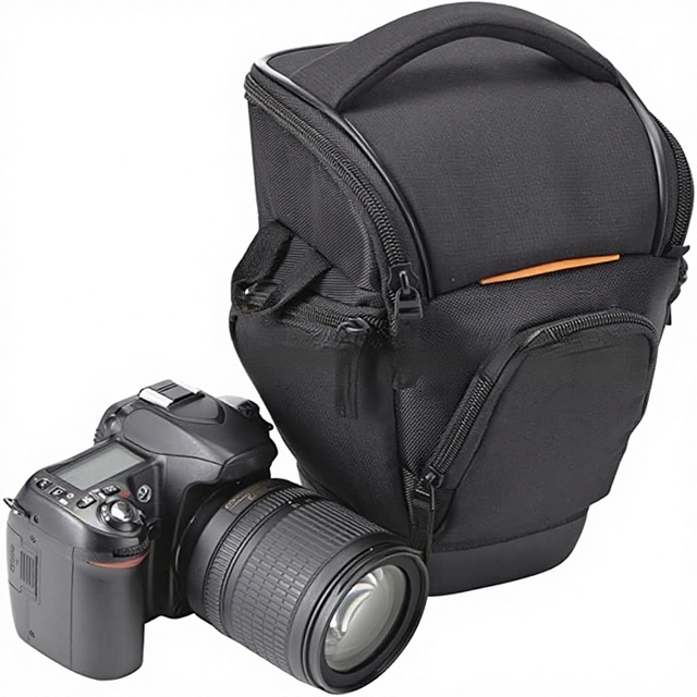 CaseLogic SLRC201 Leather SLR Camera Carrying & Storage Bag with Waterproof Feature and Hammock 15.2x10.1cm