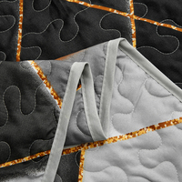 Literie coréenne personnalisée, unique, livraison gratuite, ensemble de courtepointe 3 pièces Queen Size