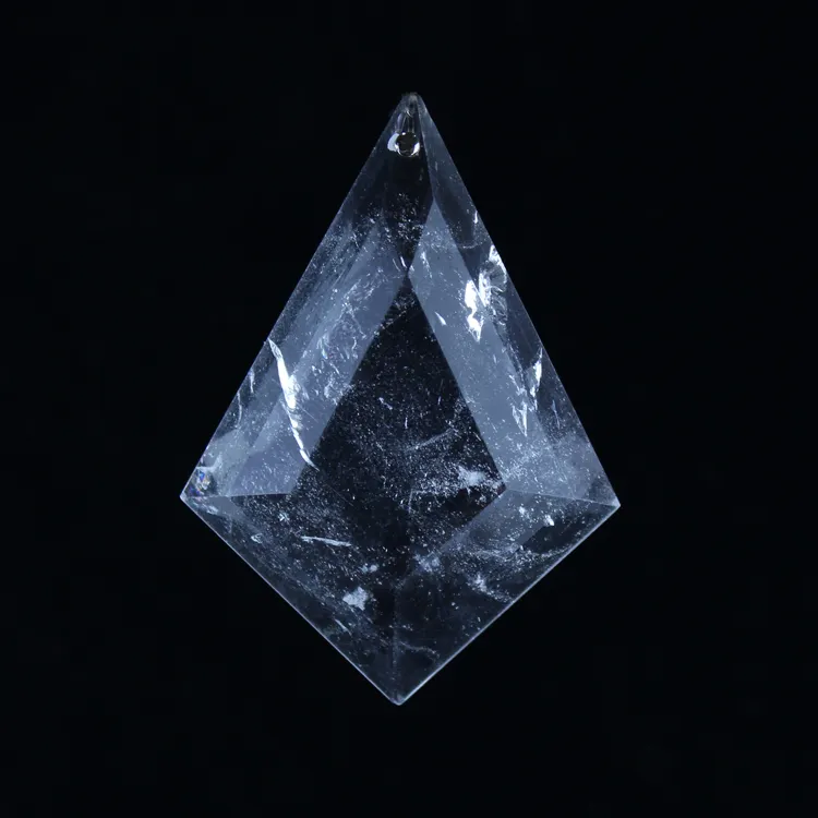 K9 manik-manik kaca kristal Dekorasi Rumah, manik-manik liontin batu kristal longgar bening untuk tempat lilin