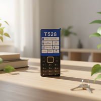 Teléfono Celular Itel T528 Desbloqueado de 2.8 Pulgadas, 2G, Económico, Tamaño Pequeño, Doble SIM, GSM, Teclado de Plástico, Teléfonos Móviles Pequeños