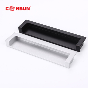 Poignées pour <span class=keywords><strong>porte</strong></span> <span class=keywords><strong>coulissante</strong></span> dissimulée en alliage de Zinc, pour armoire, <span class=keywords><strong>placard</strong></span> de maison - Product Image 2