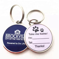 Mini-étiquette NFC RFID pour animaux de compagnie avec code QR - Étiquette en silicone personnalisée et étanche pour le suivi des chiens et des chats, cartes d'hôtel et de membre/entreprise