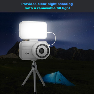 Professionele digitale 4K-videocamera zonder scherm met WIFI-hotspot en macrolens - Product Image 4