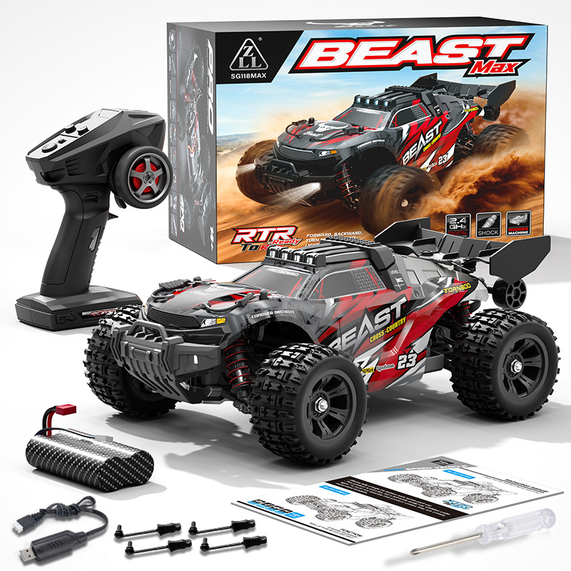 HOSHI ZLL SG118 PRO 1:16 4WD RC Car - High Speed Off-Road Vehicle