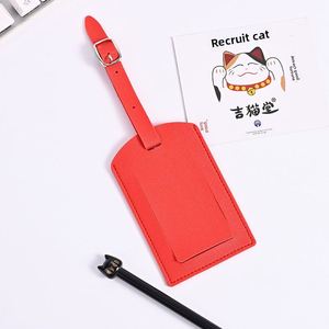 Etiqueta de equipaje de cuero PU tipo ventana, muy vendida, para viajes - Product Image 3