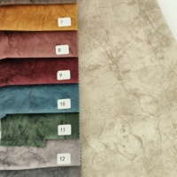 Haute qualité et protection de l'environnement 100% polyester maison textile lit rideau canapé Mosha velours tissu